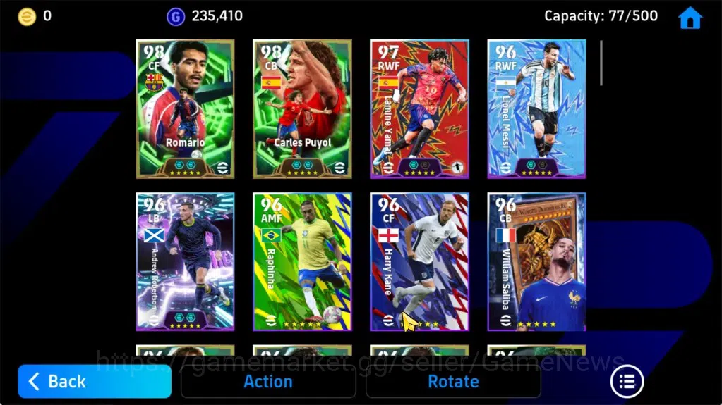 eFootball Accounts Android|Epic Romario,Carles Puyol,Raul,S.Gerrard,E image 4