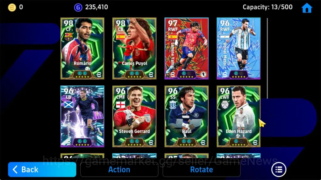 eFootball Accounts Android|Epic Romario,Carles Puyol,Raul,S.Gerrard,E image 7