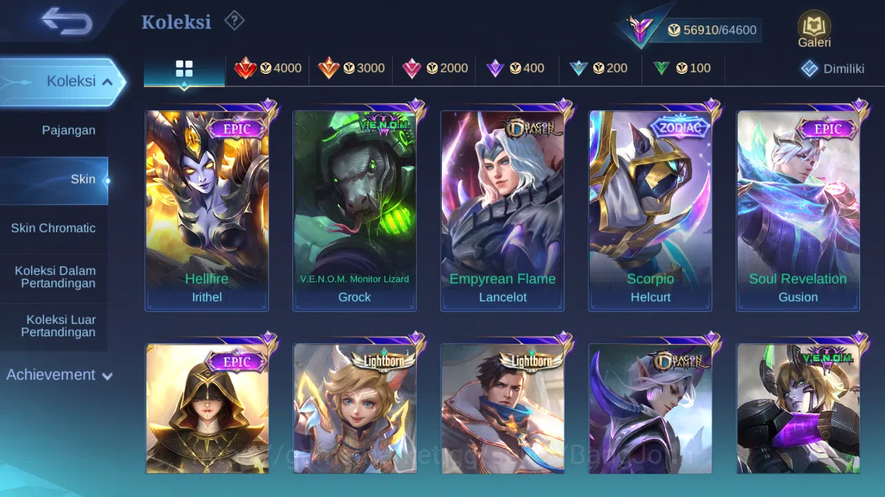 Mobile Legends: Bang Bang Accounts Others Hero 117 Skin 234 | Transformers Granger, Roger | CC Badang | Luckybox Haya 7