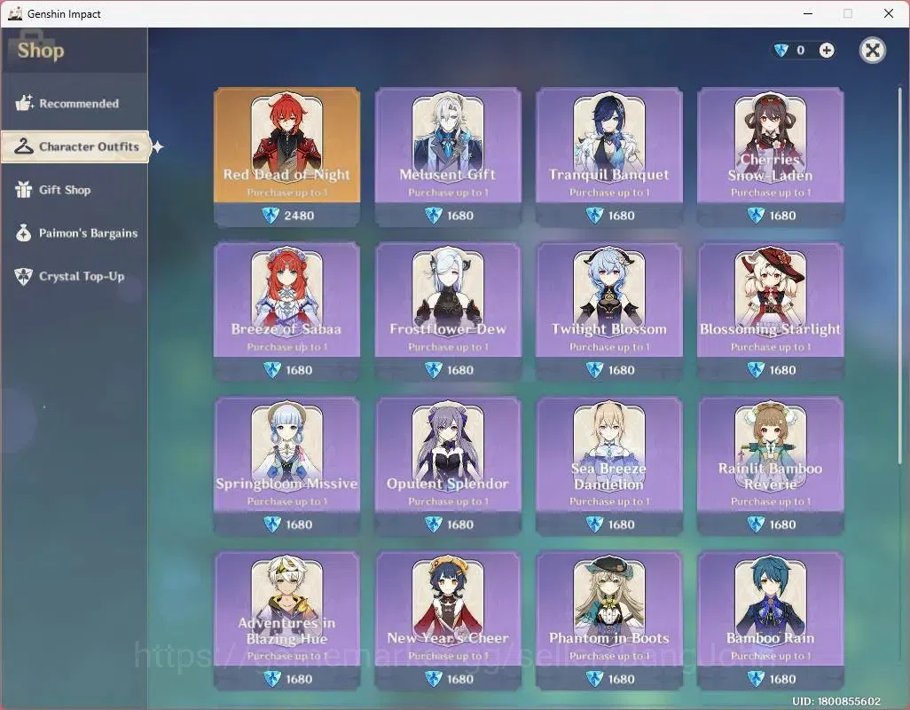 Genshin Impact Accounts ASIA|AR 54| 2 Limited |Xiao+Sign+C2,Furina |Mc Mal image 6