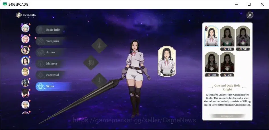 The Seven Deadly Sins: Origin Accounts SEA|Lv 2|Starter 2 SSR [Merlin,Guila]| 8 SR[Trista image 6