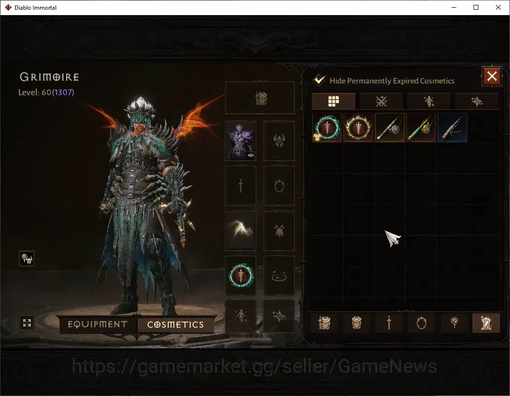 Diablo Immortal Accounts High-End SA - Halbu|CS OFF|Lv 60 (1307)|Monk|CR 54k|Reso 2546|Paragon Vanquisher|Inferno IX|9 19