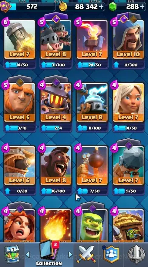 Clash Royale Accounts Lvl 572|Trophy 4401|KTL 10|Card 70/121|1 Hero,4 EV image 16