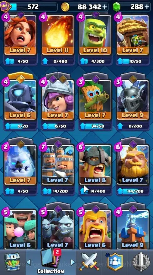 Clash Royale Accounts Lvl 572|Trophy 4401|KTL 10|Card 70/121|1 Hero,4 EV image 17