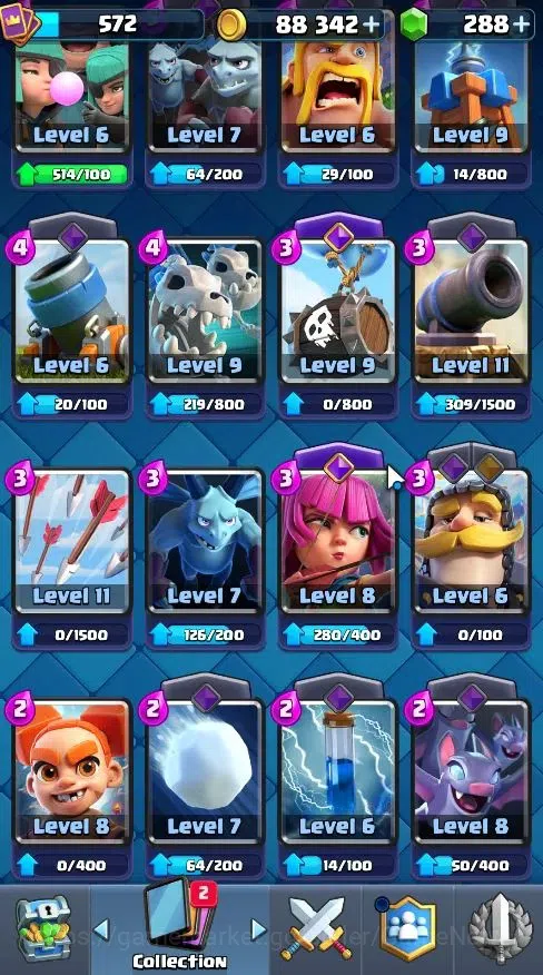 Clash Royale Accounts Lvl 572|Trophy 4401|KTL 10|Card 70/121|1 Hero,4 EV image 18