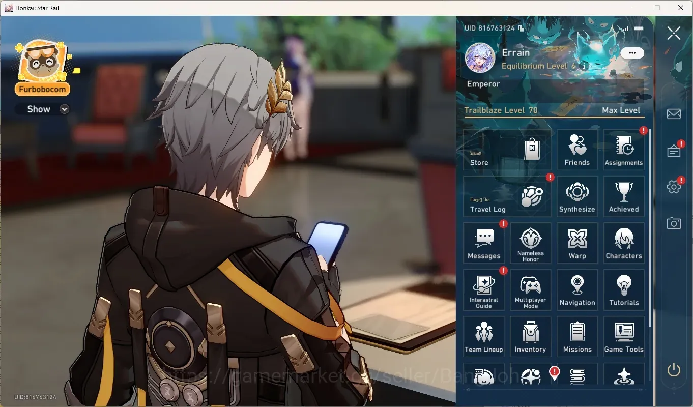 Honkai Star Rail Accounts Others ASIA|TL 70|25 Limited[Any 1