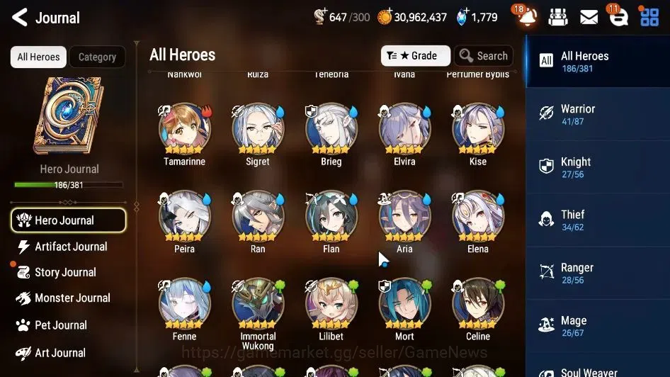 Epic Seven Accounts GLOBAL Unverif|New Era|17 ML(Salome,LOTScales,LC B image 9