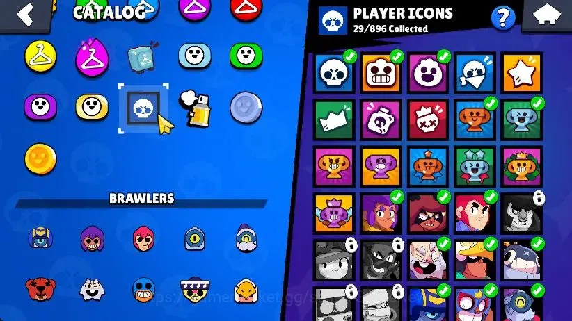 Brawl Stars Accounts 1012 Trophy|15 Brawler 4 Max Lvl [Lily,Edgar,Bo,Shelly]|1Myth Skins [Starr Patrol Juju] 1Epic [Amazing 13