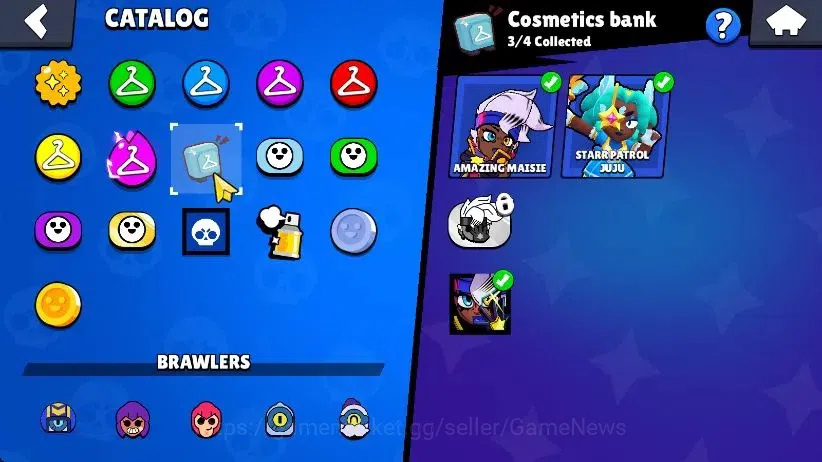 Brawl Stars Accounts 1012 Trophy|15 Brawler 4 Max Lvl [Lily,Edgar,Bo,Shelly]|1Myth Skins [Starr Patrol Juju] 1Epic [Amazing 8