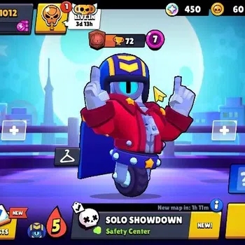 Brawl Stars Accounts 1012 Trophy|15 Brawler 4 Max Lvl [Lily,Edgar,Bo,Shelly]|1Myth Skins [Starr Patrol Juju] 1Epic [Amazing