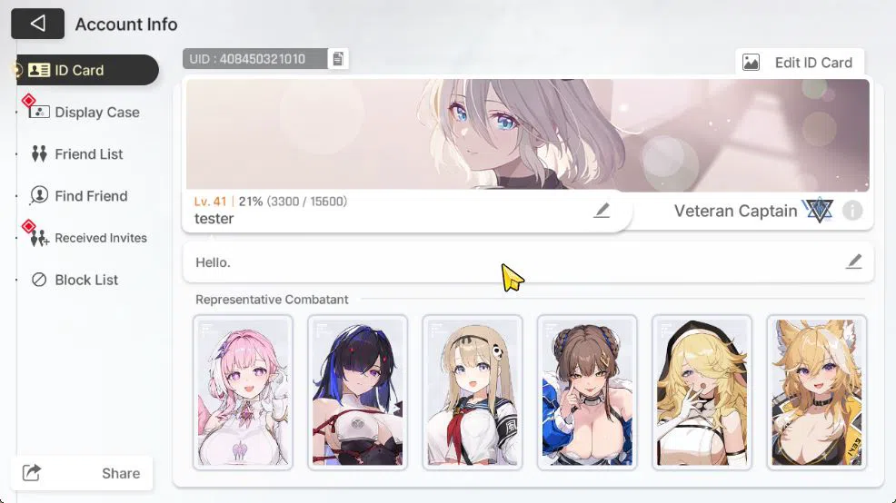 Chaos Zero Nightmare Accounts GLOBAL Lv 41|8 SSR[Diana,ChizuruM2,Yuki,Haru,Magna image 2