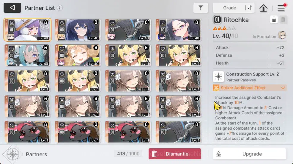 Chaos Zero Nightmare Accounts GLOBAL Lv 41|8 SSR[Diana,ChizuruM2,Yuki,Haru,Magna image 6
