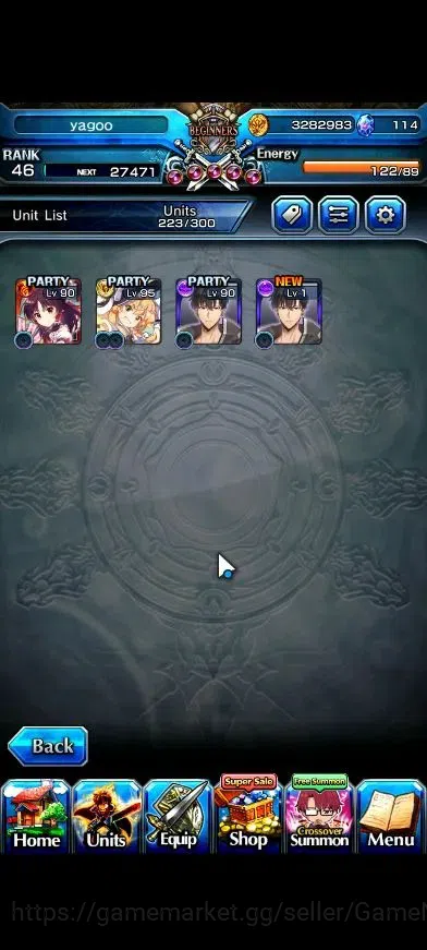 Grand Summoners Accounts GlobalRank 46|3 Ascend+2 TW|2x Sung Jinwoo+TW,Mari image 4