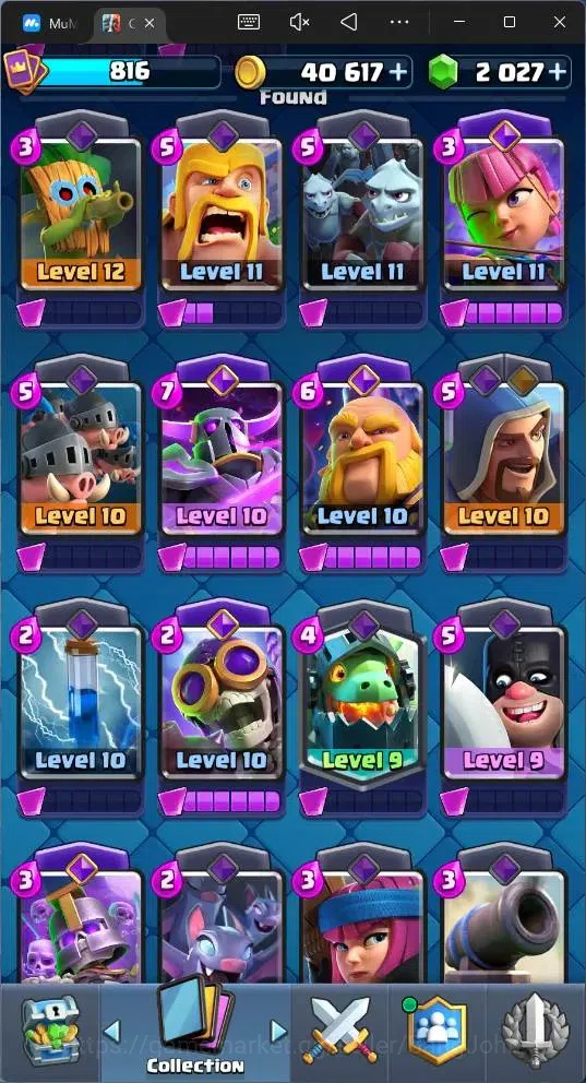 Clash Royale Accounts Global |CL 816|KTL 11|Trophy 5016|90 Cards|1 Hero| image 8