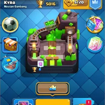 Clash Royale Starter Global |CL 816|KTL 11|Trophy 5016|90 Cards|1 Hero| image 1