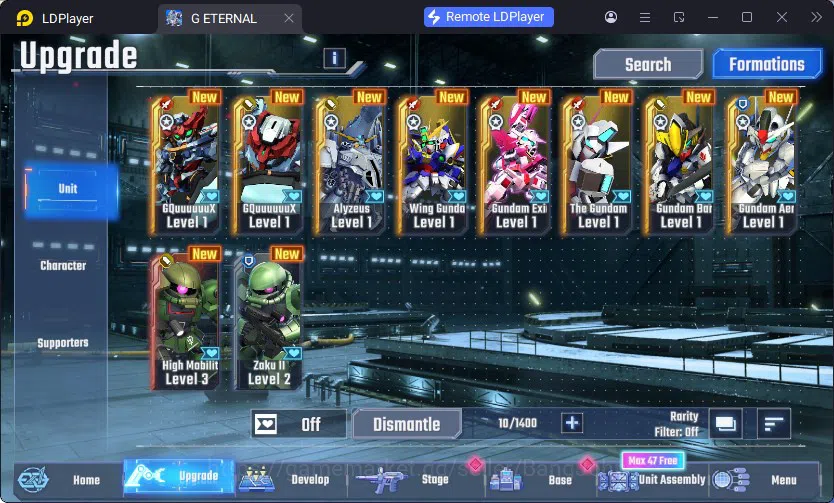 SD Gundam G Generation ETERNAL Accounts Global Rank 1 | FreshStory | 100+K Diamond, Selector Banner On, 8Gundam SSR+ 2Supp 4