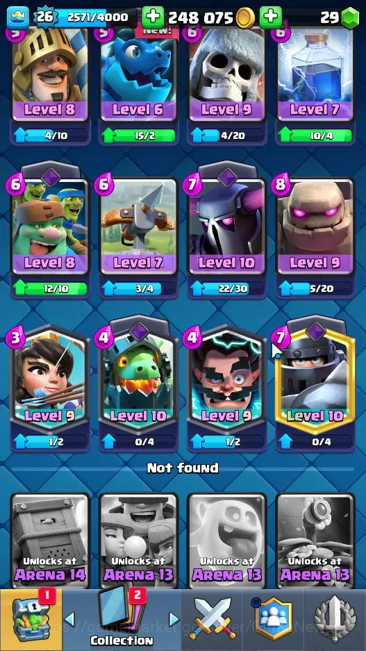 Clash Royale Accounts Lv 26|Trophy 4046|KTL 10|Limited Skin|Card 79|1 HE image 10
