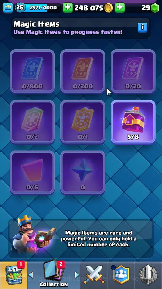 Clash Royale Accounts Lv 26|Trophy 4046|KTL 10|Limited Skin|Card 79|1 HE image 11