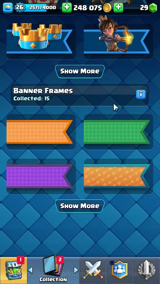 Clash Royale Accounts Lv 26|Trophy 4046|KTL 10|Limited Skin|Card 79|1 HE image 14