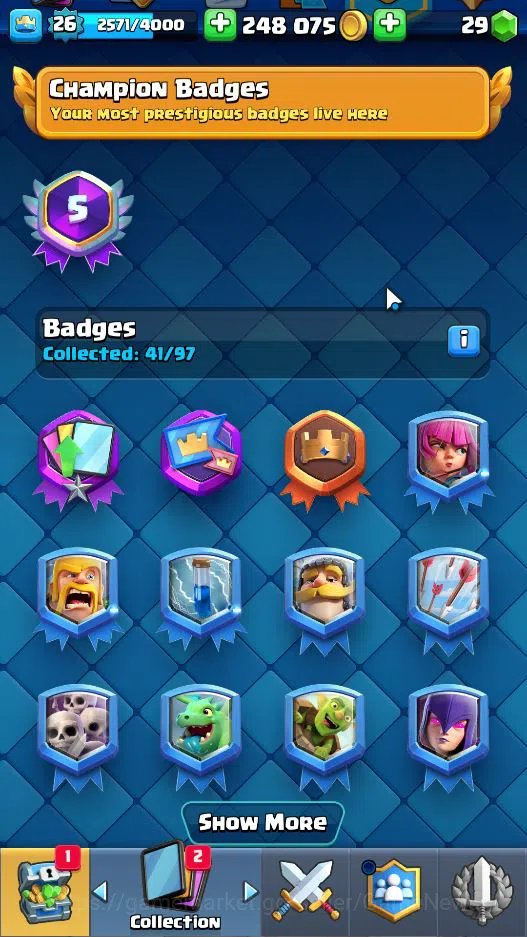 Clash Royale Accounts Lv 26|Trophy 4046|KTL 10|Limited Skin|Card 79|1 HE image 15