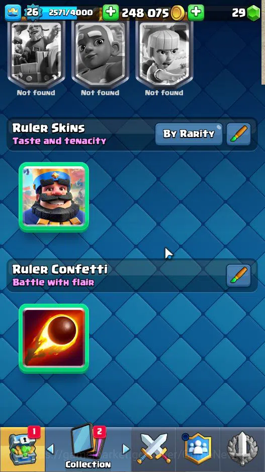 Clash Royale Accounts Lv 26|Trophy 4046|KTL 10|Limited Skin|Card 79|1 HE image 17