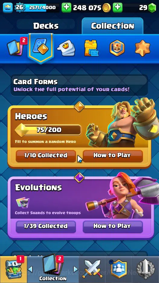 Clash Royale Accounts Lv 26|Trophy 4046|KTL 10|Limited Skin|Card 79|1 HE image 5