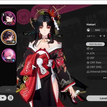Neverness to Everness Accounts GLOBAL EUROPE| HL 3| 3 S-Class 1 Limited Hotori |3,2k Annulith +2 S-Class Selector Box|Orchid