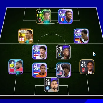 eFootball Accounts Others Android|Power 2938|Big Time Jude Bellingham 11 Jul'26|Epic Daniele Massaro|Show Time Noussair