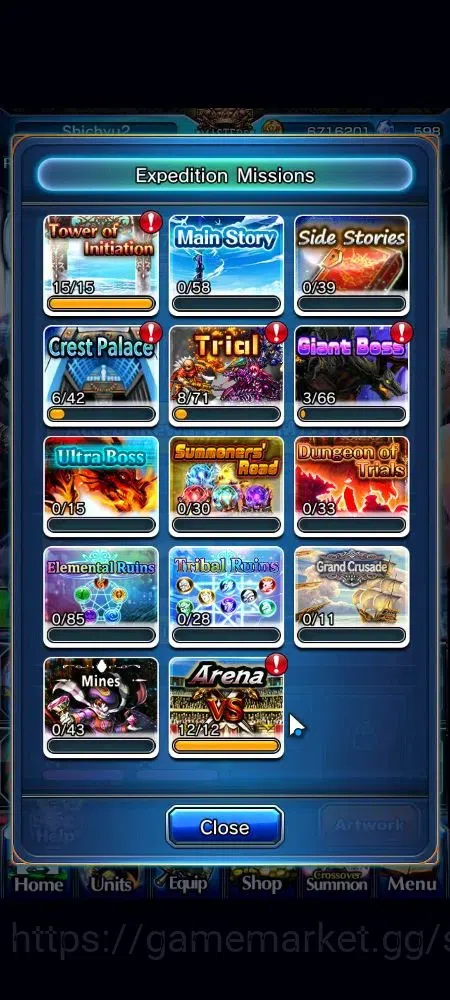 Grand Summoners Accounts Global|Rank 87|598 cc|15 Ascend+6 TW|(Emiya,DL Rim image 7