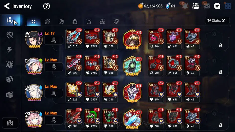Epic Seven Accounts GBL Unverif|New Era|9 ML(LOT Scales,Har setti,A Yu image 10