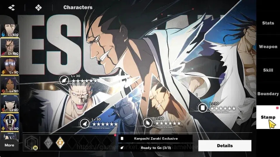 BLEACH: Soul Resonance Accounts NuverseSEA|Lv73|11SSR [(AizenB1,KisukeB2,Szayela,K image 16