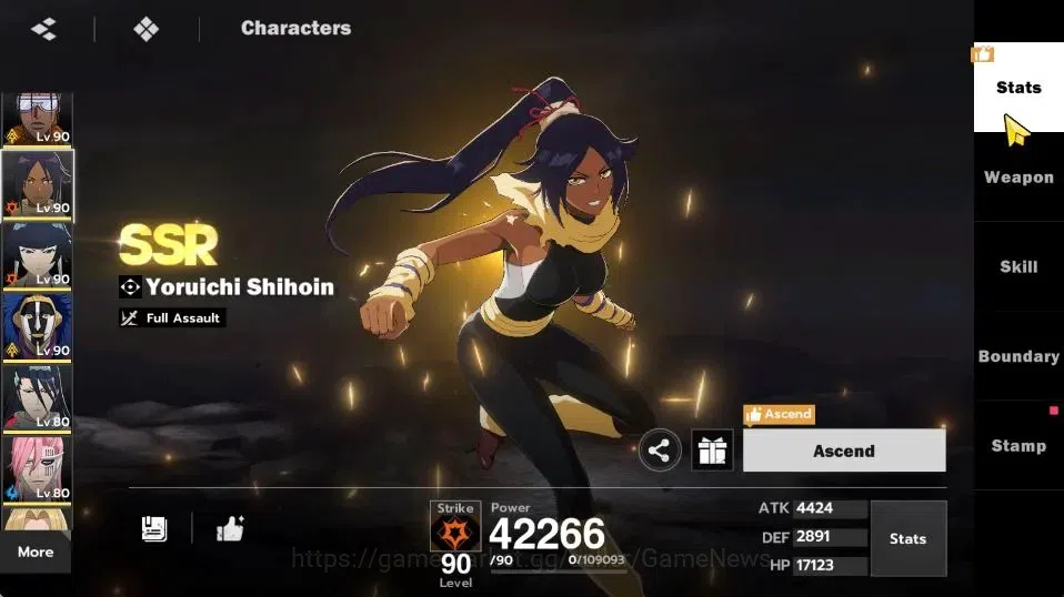 BLEACH: Soul Resonance Accounts NuverseSEA|Lv73|11SSR [(AizenB1,KisukeB2,Szayela,K image 20