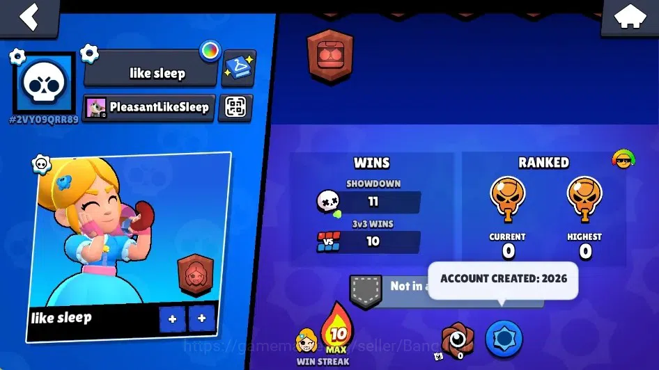 Brawl Stars Accounts Global|297 Tropyh|6 Brawlers-1 Max Lv. [Piper]|1 E image 3