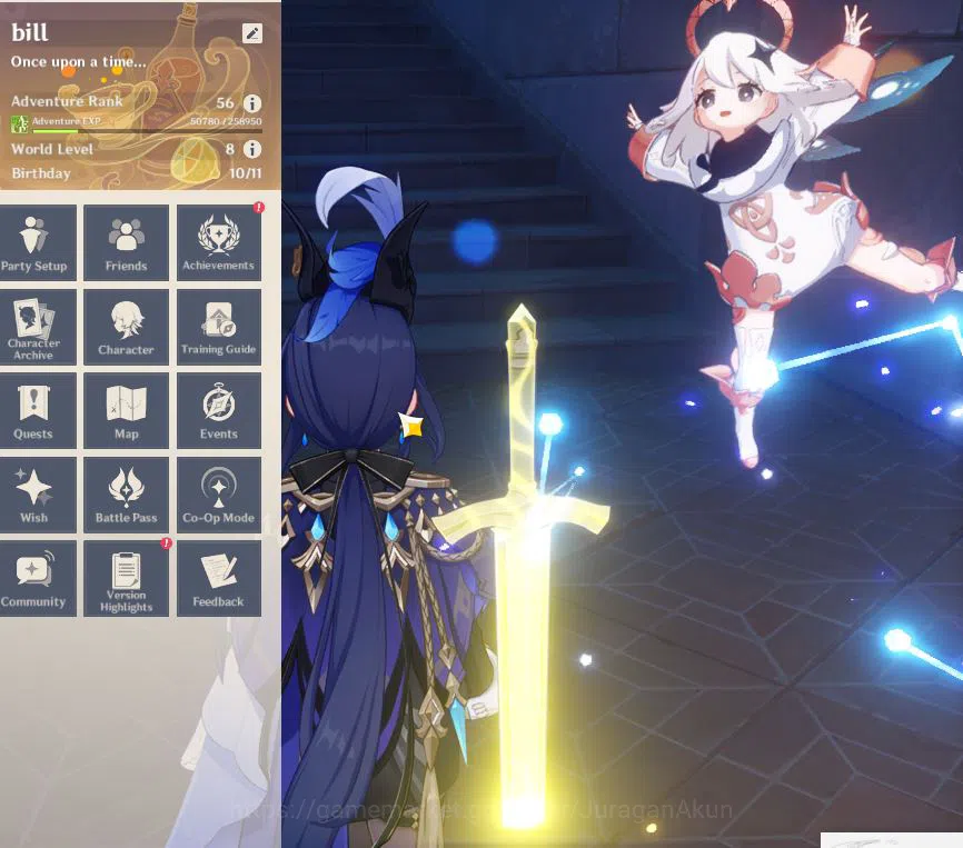 Genshin Impact End Game ASIA| AR 56|10 Limited +2(*5Weapon)|Furina +Sign,C image 1