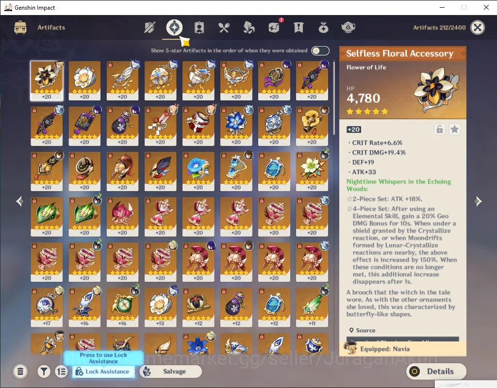 Genshin Impact Accounts End Game ASIA| AR 56|10 Limited +2(*5Weapon)|Furina +Sign,Clorinde,Zhongli,Yoimiya,Shogun,Etc |MC 5