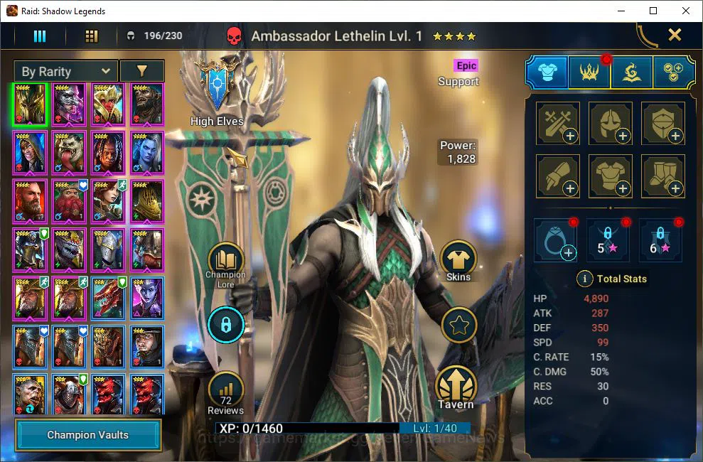 Raid: Shadow Legends Accounts Starter Lv6 889K Power|1 Mythic(Galathir)+24 12