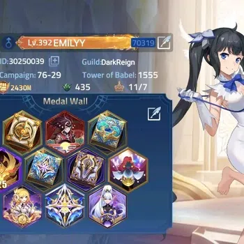 Mobile Legends: Adventure Accounts Global|2430M Power|VIP 10|314H|18 Nexus|57 Awakened|11 UR|9 Epic [Akashic,Singularity