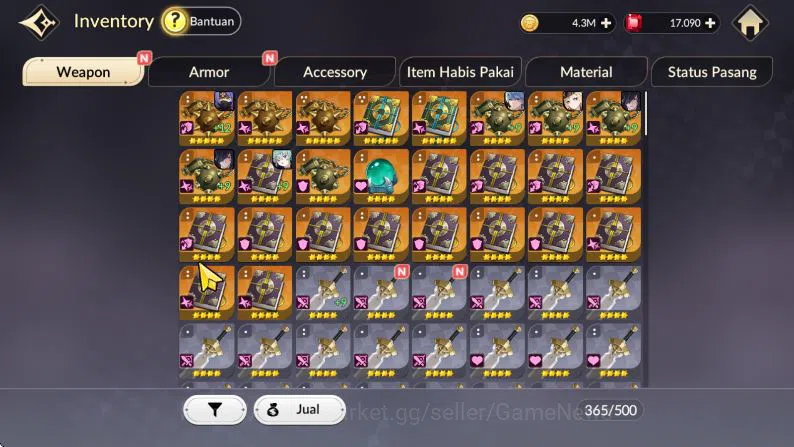 Seven Knights Re:Birth Accounts [Re:BIRTH] SEA|Ruby 17k|HSV 193|4 Legendary|3 SPEC image 4