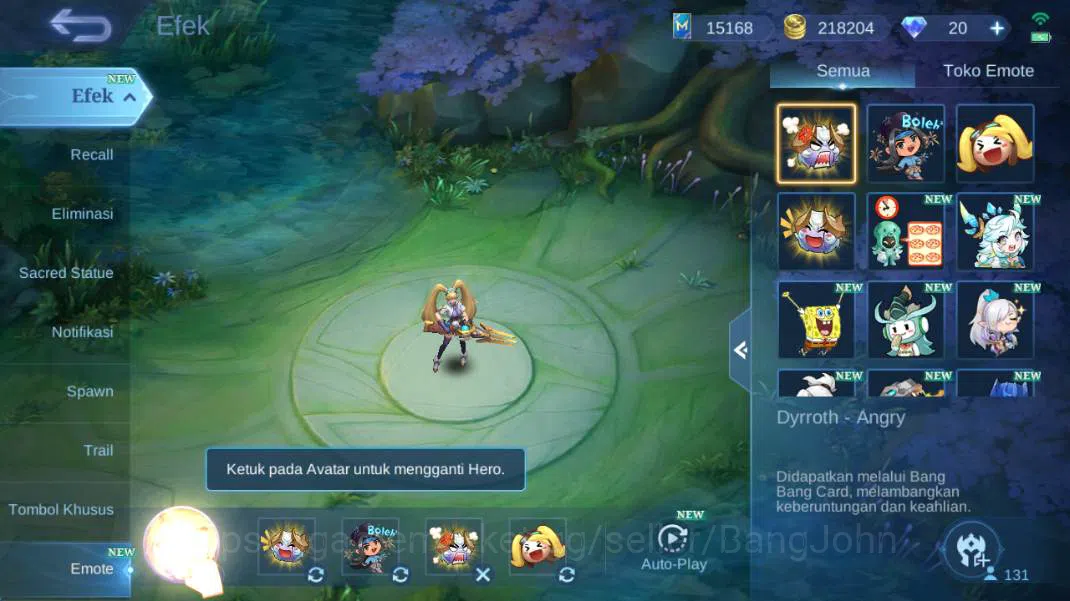 Mobile Legends: Bang Bang Accounts hero 130+, skin 352 legend franco, prime claude, p image 17