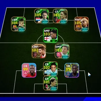 eFootball Accounts Legends & Iconic Players Android|Big Time Lamine Yamal '25,Steven Gerrard '05|12Epic Marco van