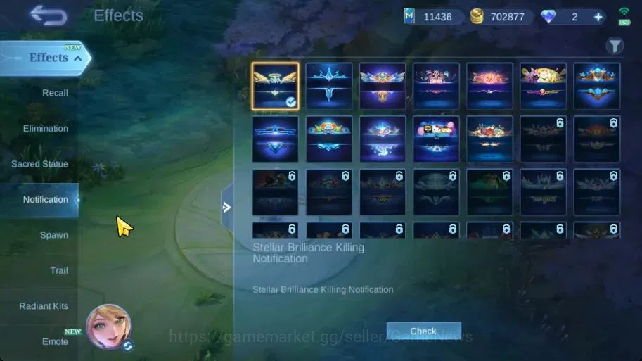 Mobile Legends: Bang Bang Accounts Collector Hero 133|Skin 332|Highest Glory 99|Karina KOF,Floryn 20