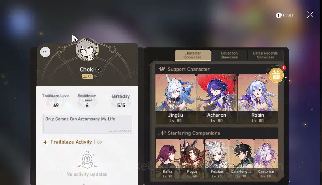Honkai Star Rail Accounts Asia|TL 69|17 Limited|[Acheron,Robin]+Sign,Castori image 2