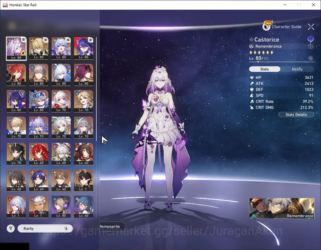 Honkai Star Rail Accounts Asia|TL 69|17 Limited|[Acheron,Robin]+Sign,Castori image 3