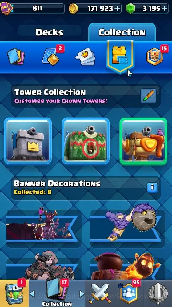 Clash Royale Accounts Lv 10|Trophy 4606|Limited Skin|Card 97/121|1 Hero image 12