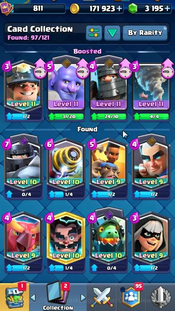 Clash Royale Accounts Lv 10|Trophy 4606|Limited Skin|Card 97/121|1 Hero image 15