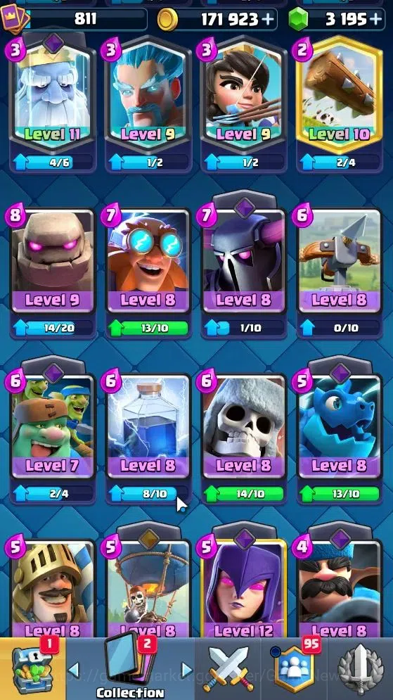 Clash Royale Accounts Lv 10|Trophy 4606|Limited Skin|Card 97/121|1 Hero image 16