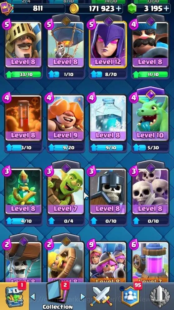 Clash Royale Accounts Lv 10|Trophy 4606|Limited Skin|Card 97/121|1 Hero image 17