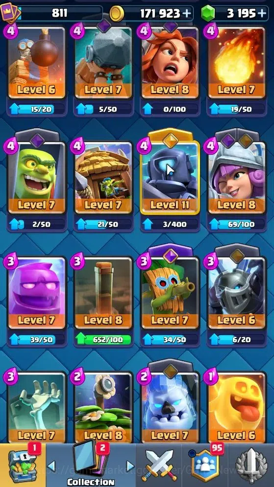 Clash Royale Accounts Lv 10|Trophy 4606|Limited Skin|Card 97/121|1 Hero image 19