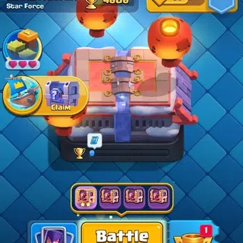 Clash Royale Midgame Lv 10|Trophy 4606|Limited Skin|Card 97/121|1 Hero  image 1