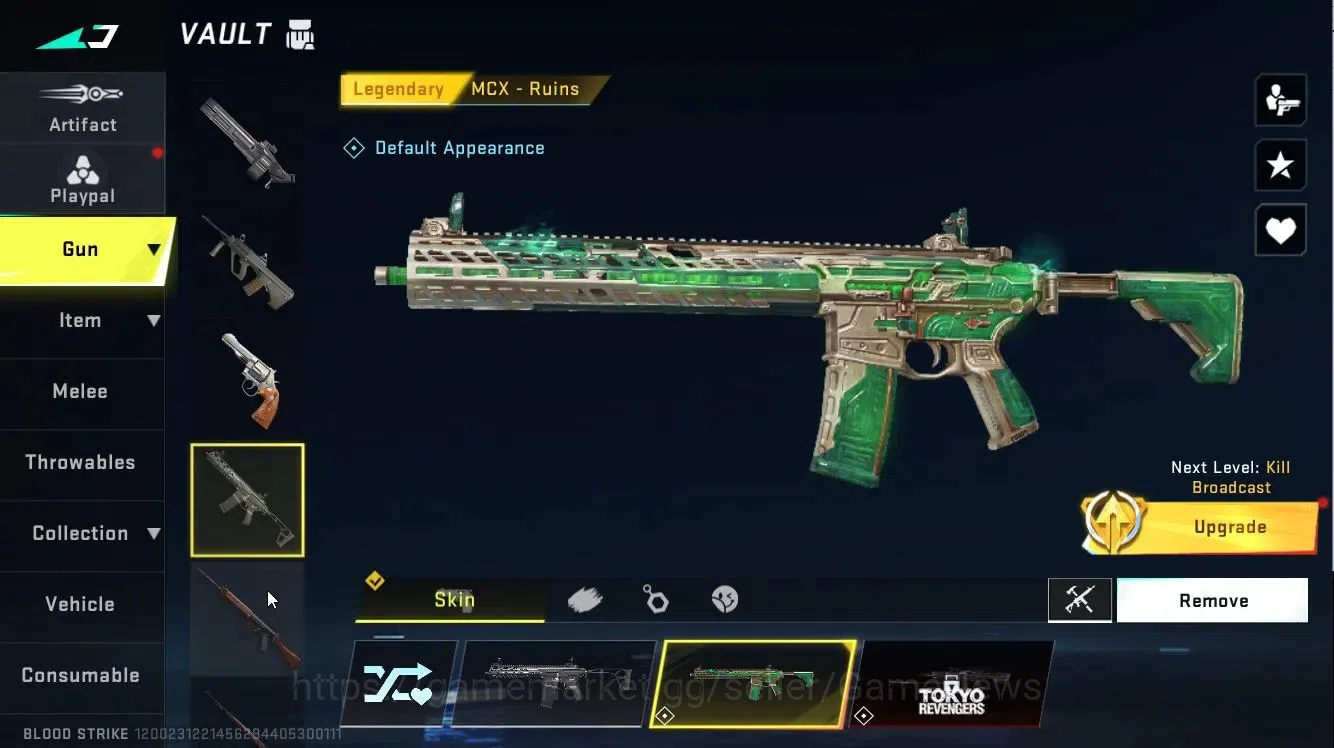 Blood Strike Accounts ASIA|ETERNAL DEagle Lv2|Collab 7DS[AK47,Kar98,QBZ9 image 20